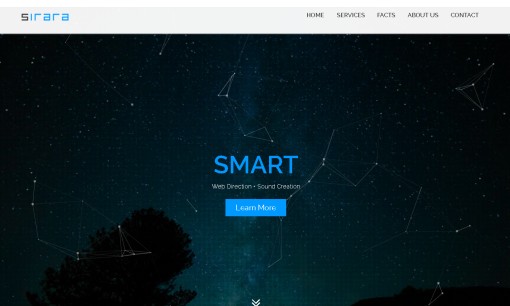 シララ株式会社のホームページ制作サービスのホームページ画像