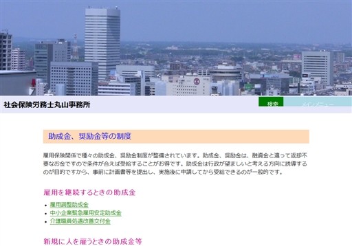 社会保険労務士丸山事務所の丸山事務所サービス