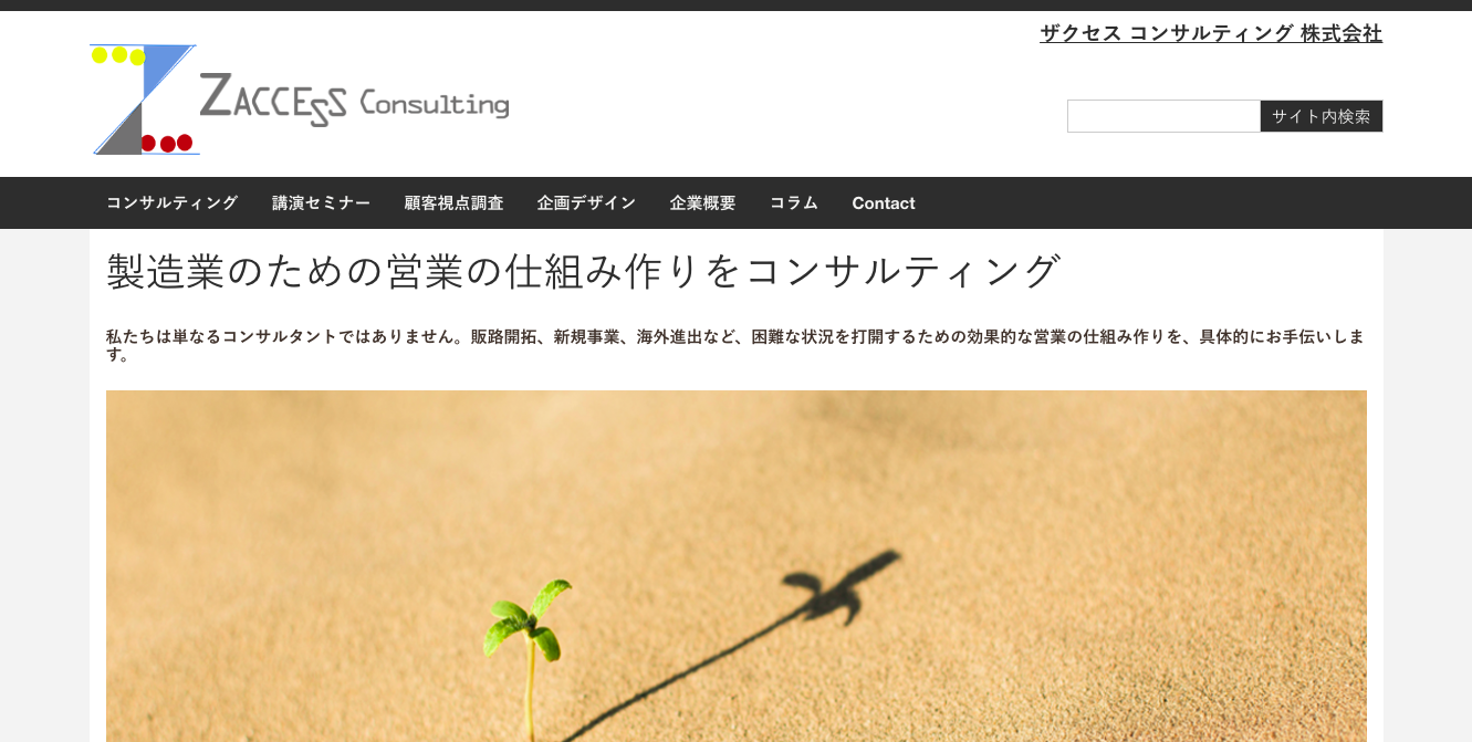 ZACCESS Consulting株式会社のZACCESS Consulting株式会社サービス