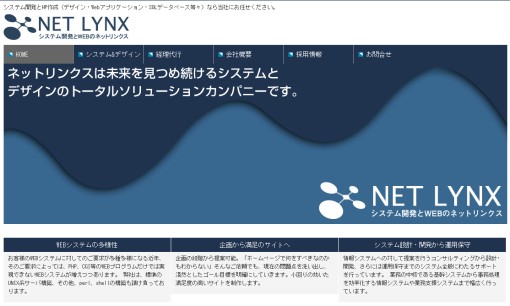 株式会社ネットリンクスのシステム開発サービスのホームページ画像