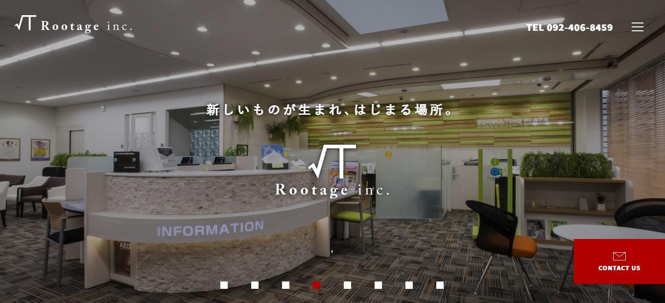 株式会社Rootageのオフィスデザインサービスのホームページ画像