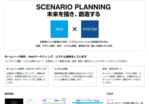 株式会社シナリオプランニングの株式会社シナリオプランニングサービス