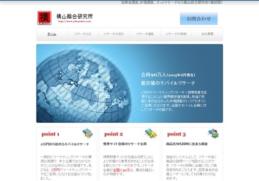 横山総合研究所の横山総合研究所サービス