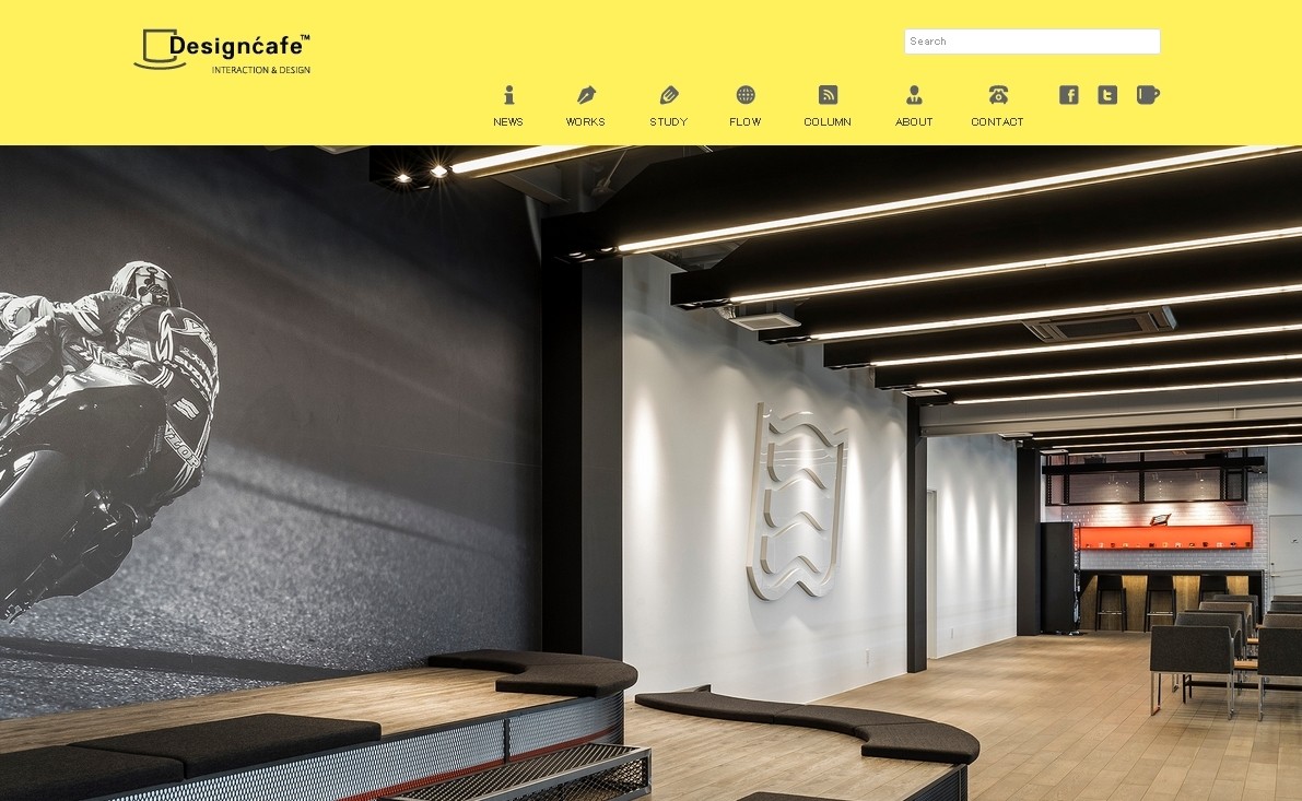 株式会社デザインカフェの店舗デザインサービスのホームページ画像