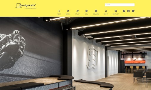 株式会社デザインカフェの店舗デザインサービスのホームページ画像
