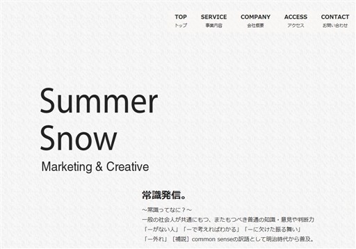 株式会社サマー・スノウの株式会社サマー・スノウサービス