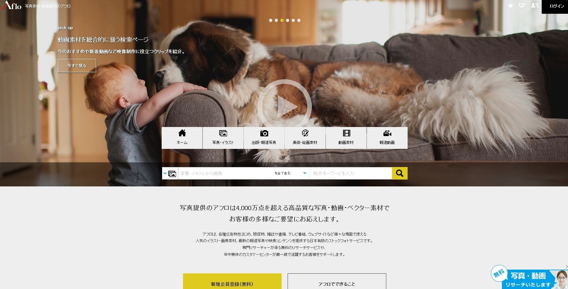 株式会社アフロの株式会社アフロサービス