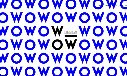 WOWS Inc.のデザイン制作サービスのホームページ画像