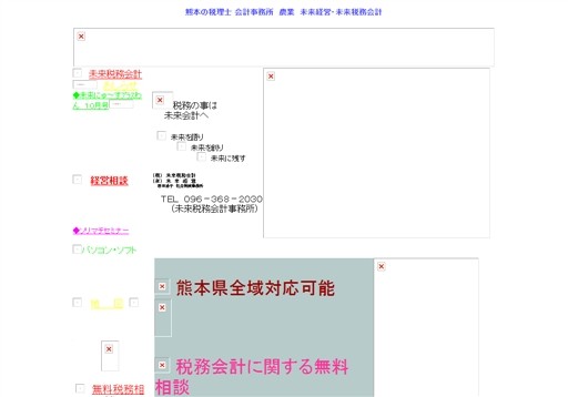 税理士法人未来税務会計事務所の税理士法人未来税務会計事務所サービス