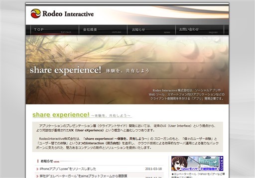 Rodeo Interactive株式会社のRodeo Interactive株式会社サービス