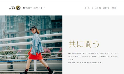 株式会社TSWORLDのWeb広告サービスのホームページ画像
