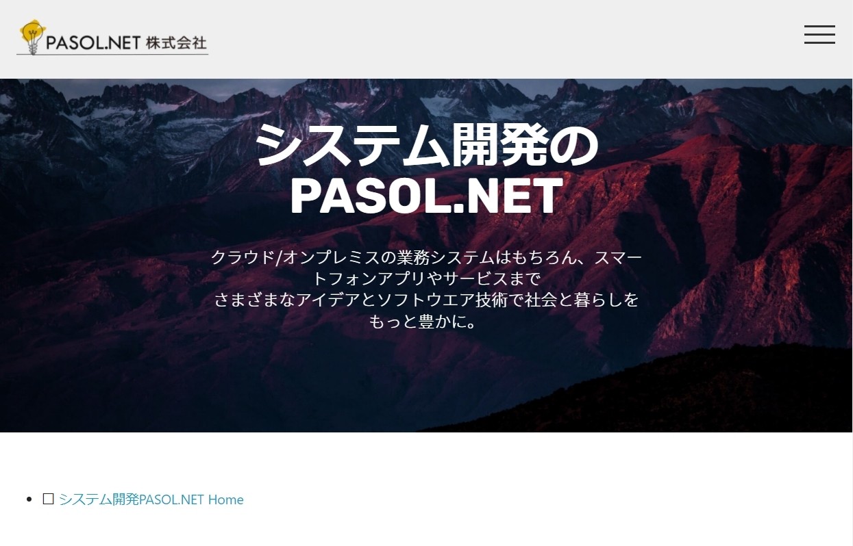 PASOL.NET株式会社のPASOL.NETサービス