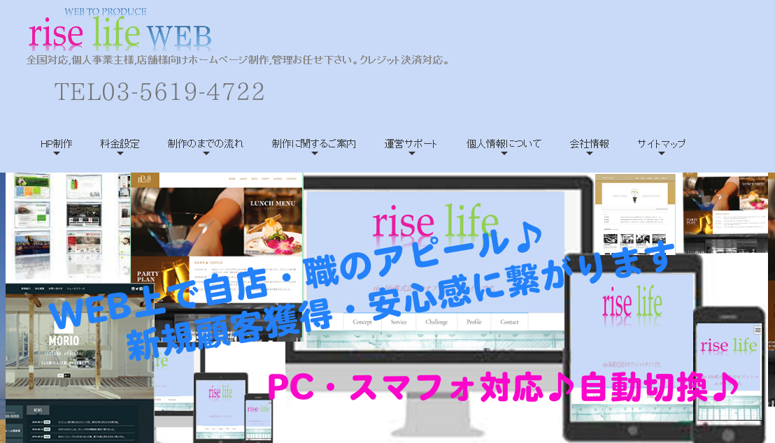 rise life株式会社のrise life株式会社サービス