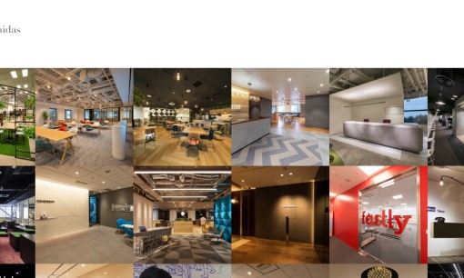 株式会社ミダスのオフィスデザインサービスのホームページ画像