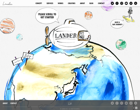 Lander株式会社のLander株式会社サービス