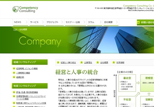 コンピテンシーコンサルティング株式会社のコンピテンシーコンサルティングサービス