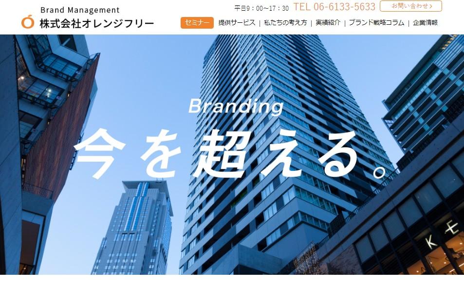 株式会社オレンジフリーのコンサルティングサービスのホームページ画像