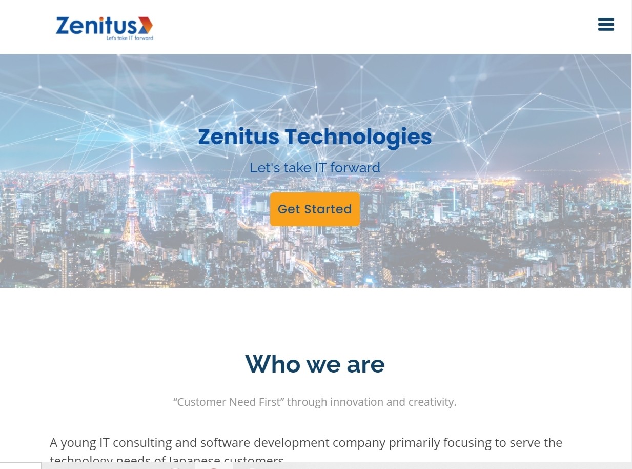 Zenitus Technologies 株式会社のZenitus Technologies 株式会社サービス