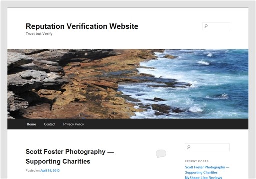 Reputation Verification WebsiteのReputation Verification Websiteサービス