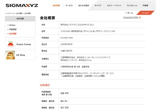 株式会社シグマクシスの株式会社シグマクシスサービス