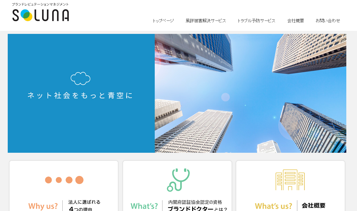 ソルナ株式会社のソルナ株式会社サービス