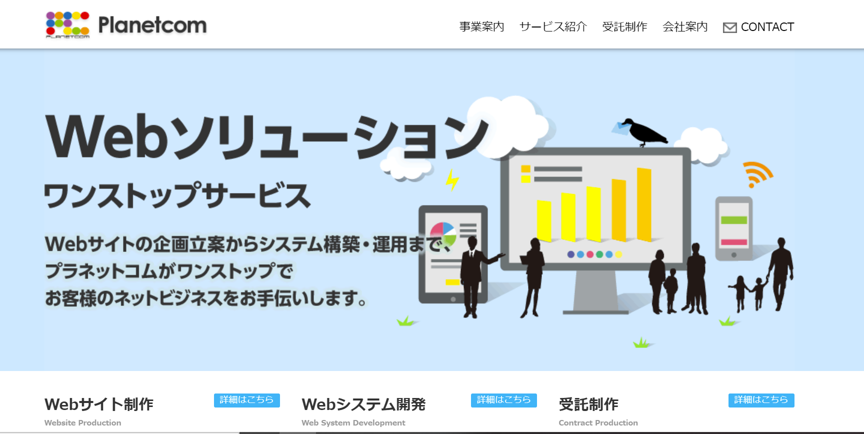 プラネットコム株式会社のプラネットコム株式会社サービス