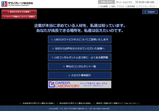 テクノブレーン株式会社のテクノブレーン株式会社サービス