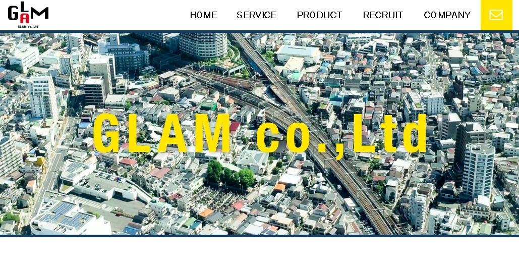 株式会社GLAMの電気通信工事サービスのホームページ画像