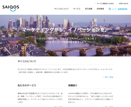 サイコス株式会社のサイコス株式会社サービス