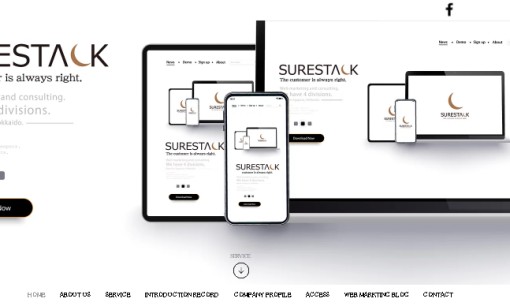 株式会社シェアスタックのSEO対策サービスのホームページ画像
