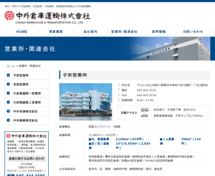 中外倉庫運輸株式会社の中外倉庫運輸株式会社サービス