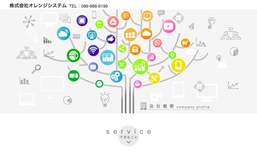 株式会社オレンジシステムのシステム開発サービスのホームページ画像