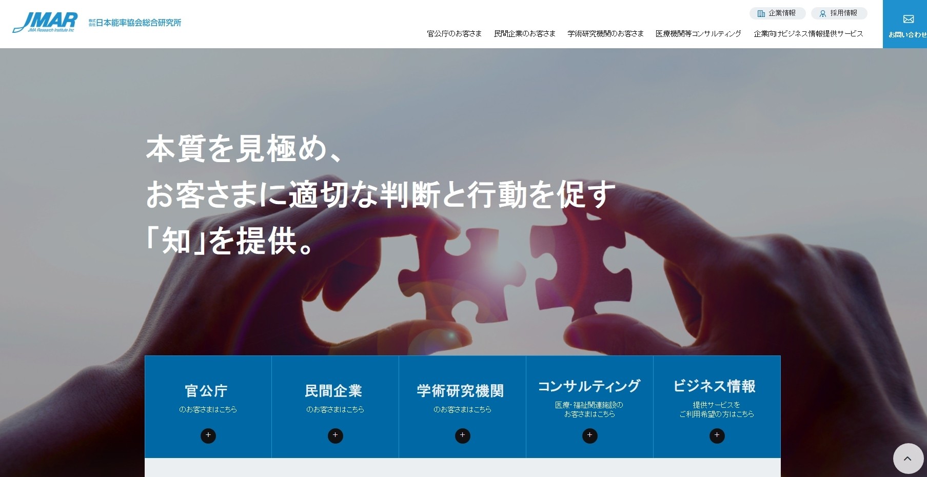 株式会社 日本能率協会総合研究所の株式会社 日本能率協会総合研究所サービス