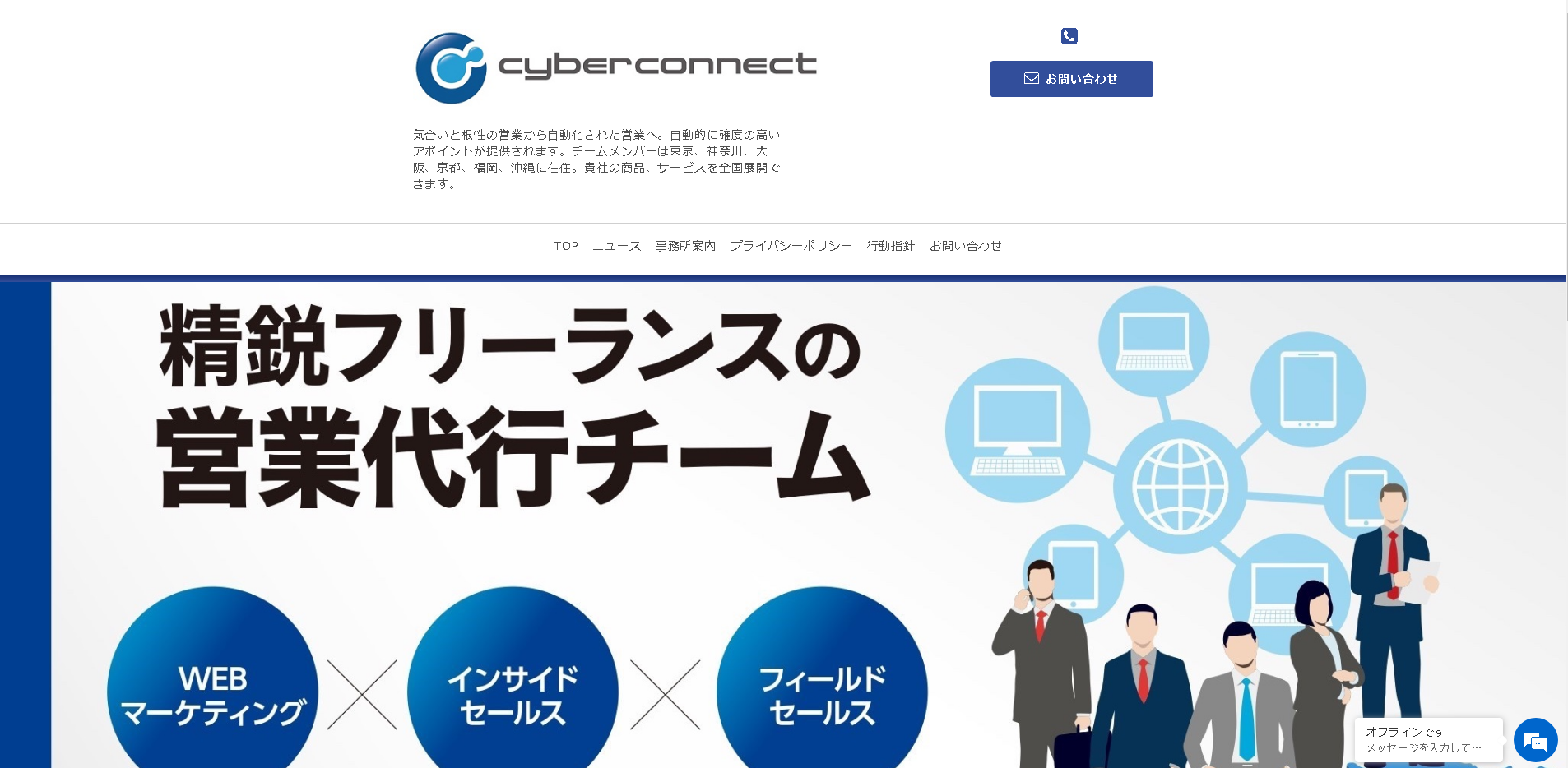 CyberConnectのCyberConnectサービス