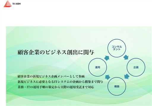 株式会社トライアッシュのトライアッシュサービス