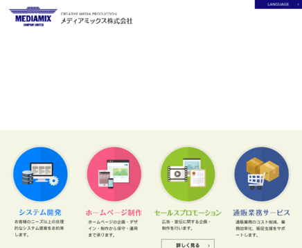 メディアミックス株式会社のメディアミックス株式会社サービス