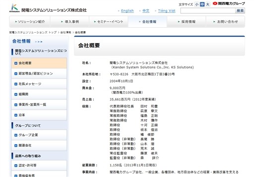 関電システムソリューションズ株式会社の関電システムソリューションズサービス