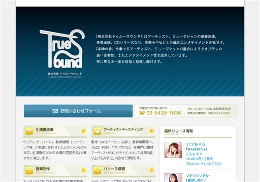 株式会社トゥルーサウンドのトゥルーサウンドサービス