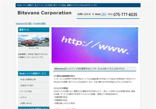 Bitsvans(ビッツバンズ)のBitsvansサービス