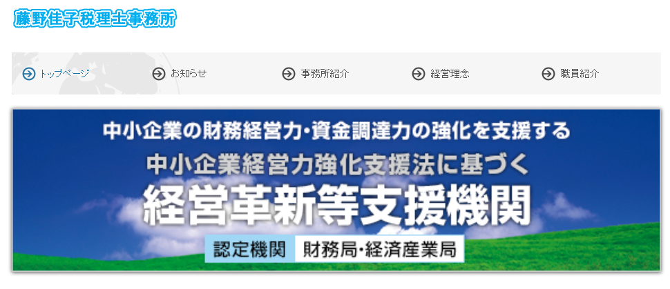 藤野佳子税理士事務所の藤野佳子税理士事務所サービス