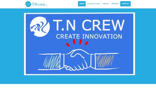 T.Ncrew株式会社の営業代行サービスのホームページ画像