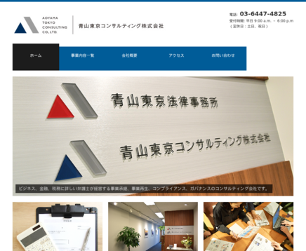 青山東京コンサルティング株式会社の青山東京コンサルティング株式会社サービス
