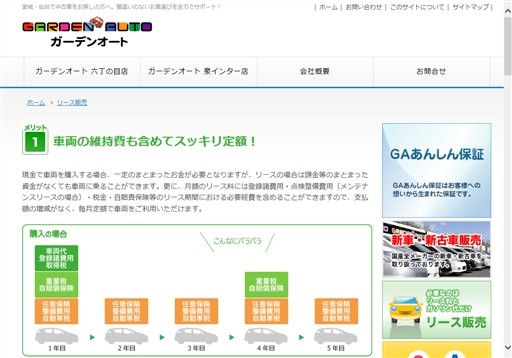 有限会社ガーデンオートのガーデンオートサービス