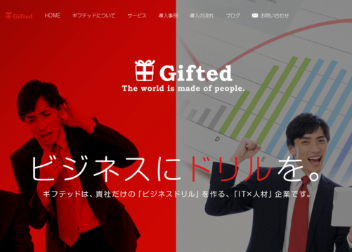 株式会社GiftedのGiftedサービス
