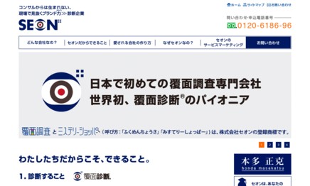 株式会社セオンのマーケティングリサーチサービスのホームページ画像