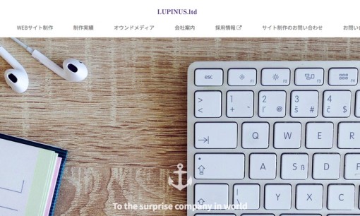 株式会社LUPINUSのシステム開発サービスのホームページ画像