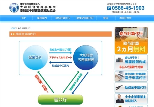 社会保険労務士法人　大和総合労務事務所の大和総合労務事務所サービス