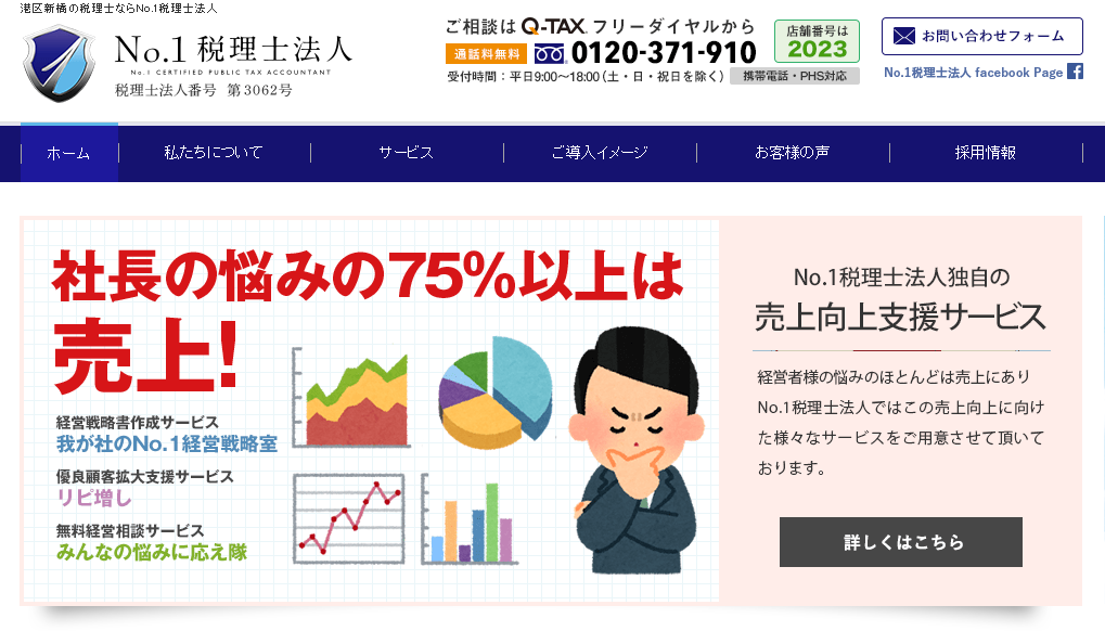 No.1税理士法人のNo.1税理士法人サービス