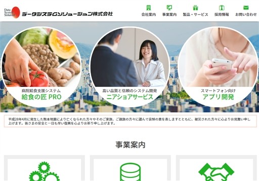 データシステムソリューション株式会社のデータシステムソリューション株式会社サービス