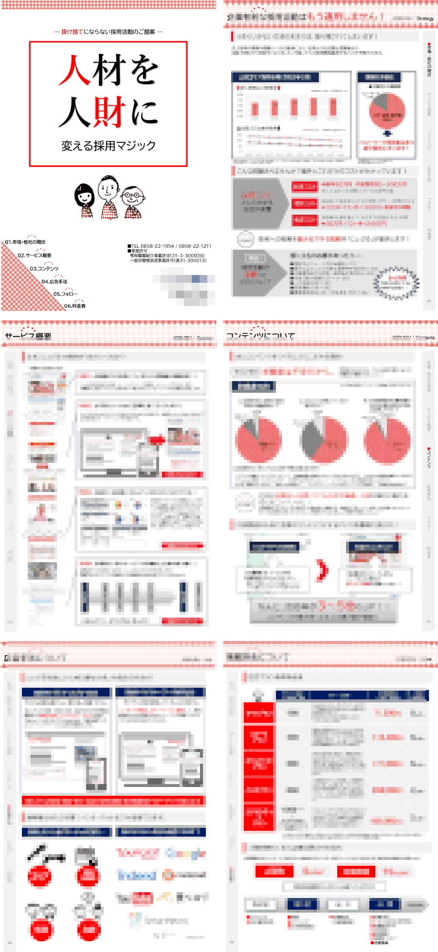 求人サイト運営企業のパンフレット制作